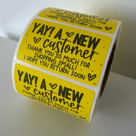NEW customer sticker label | thank you sticker for small business - Picture 8 of 12